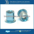 Rivet Nuts, Flat Head Round Body Rivet Nut